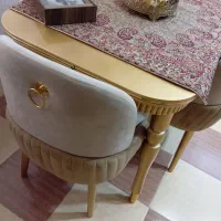 میز ناهارخوری چهارنفره سالم و تمیز و نو|میز و صندلی غذاخوری|شهرضا, |دیوار