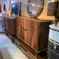 ست آینه کنسول مدل حصیری|بوفه، ویترین، کنسول|هشتگرد, شهرک راه آهن|دیوار