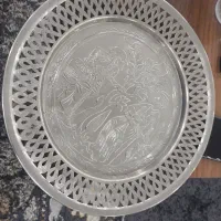 سینی قدیمی طرح لیلی و‌مچنون