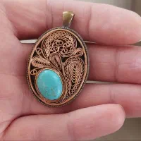 گردنبند ملیله|جواهرات|بروجرد, |دیوار