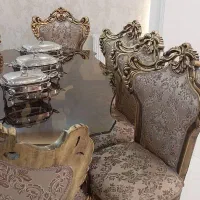 مبلمان سلطنتی ۹ نفره ناهار خوری ۸ نفره