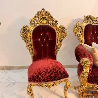 مبلمان استیل فول سایز  در حد نو|مبلمان خانگی و میز عسلی|لنگرود, |دیوار