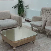 مبلمان نیم ست چوب راش