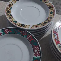 تعدادی نعلبکی واستکان|ظروف سرو و پذیرایی|اهواز, سپیدار|دیوار