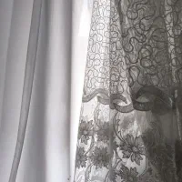 پرده بزرگ چهار تیکه با کتیبه|پرده، رانر، رومیزی|رشت, کوی مهر|دیوار