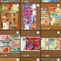 اسکناس شاهی و اسکناس خارجی|کلکسیون سکه، تمبر، اسکناس|تهران, ستارخان|دیوار