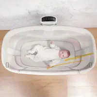 گهواره برقی و تخت کنار مادر ماستلا|تخت و صندلی بچه|مشهد, عبادی|دیوار