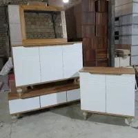 آینه کنسول میز تی‌وی جاکفشی|بوفه، ویترین، کنسول|بهارستان, |دیوار