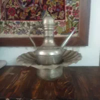 آفتابه لگن قاجاری|کلکسیون اشیاء عتیقه|اراک, |دیوار