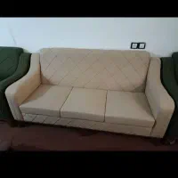 مبل راحتی Nafis کلاسیک با پارچه لینا جلو مبلی عسلی|مبلمان خانگی و میز عسلی|شوشتر, |دیوار