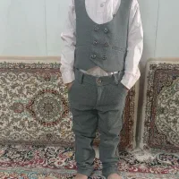 کت شلوار بچگانه در حد نو|کفش و لباس بچه|قم, نخودی|دیوار