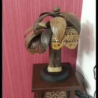 آباژور نارگیلی تایلندی تمام تراش با دست کمیاب.