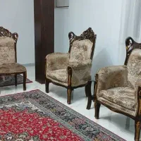 مبل سلطنتی ۹ نفره|مبلمان خانگی و میز عسلی|رشت, شهریاران|دیوار