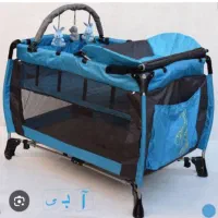 تخت نوزاد کنارتخت مادر|تخت و سرویس خواب|قم, کلهری|دیوار