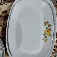 بشقاب چینی ۱۲ نفره و ۲عدد دیس و آبمیوه گیری|ظروف سرو و پذیرایی|خمینی‌شهر, |دیوار