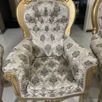 مبل سلطنتی طلایی|مبلمان خانگی و میز عسلی|قزوین, |دیوار