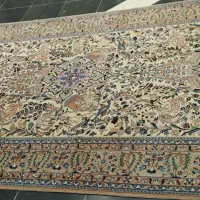 فرش دستباف نائینی ۶ متری کرک و تحریر ابریشم|فرش|اصفهان, رزمندگان|دیوار