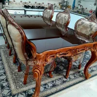 میز ناهارخوری ۸ نفره سلطنتی|میز و صندلی غذاخوری|زاهدان, |دیوار
