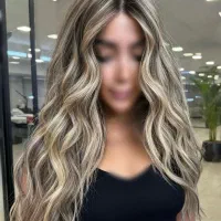 رنگ و لایت فویلی ۴۵ بالیاژ مو آمبره رنگولایت مش