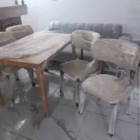 میز نهار خوری ۴ نفره|میز و صندلی غذاخوری|ایلام, |دیوار