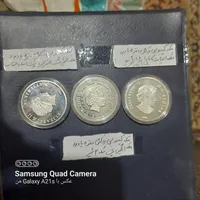 البوم سکه نقره ایرانی شاهنشاه ودیگرکشورها|کلکسیون سکه، تمبر، اسکناس|تهران, عارف|دیوار