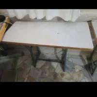 میز چر خیاطی با روکش سفید