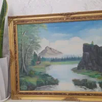 تابلو نقاشی روی بوم بارنگ روغن