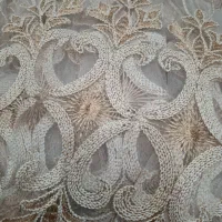 پرده پذیرایی گیپور گل برجسته شاین دار والان دار|پرده، رانر، رومیزی|تهران, تهرانسر شرقی|دیوار