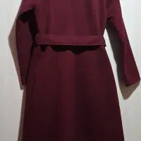 پالتو فوتر زرشکی شیک - رنگ ترند امسال|لباس|رباط‌کریم, رباط‌کریم|دیوار