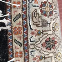 قالیچه دستباف زر نیم ماهی|فرش|خوی, |دیوار