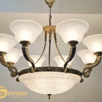 لوسترهای برنزست نور بیش از۳۰مدل روشن(قیمت/تماس/چت)