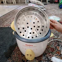 پلوپز و بخار پز همیلتون ۱۲ نفره کاملا سالم|اجاق گاز و لوازم برقی پخت‌وپز|تهران, گرگان|دیوار