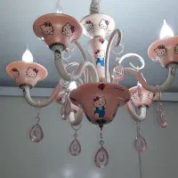 لوستر ۵ شعله|لوستر و چراغ آویز|آبادان, |دیوار