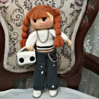 عروسک بافتنی برای کادو دادن