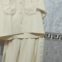 کت و دامن مرواریدی