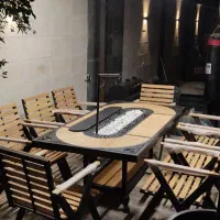 آتشدان میز آتشدان و آتشکده هیزمی گازی باغ ویلا