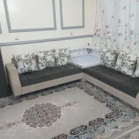 مبل ال ونوس دارای میز بار و استند تمیز ودرود نو|مبلمان خانگی و میز عسلی|تهران, امام زاده حسن|دیوار
