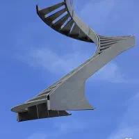 پله گردان پله فلزی پله آهن