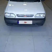 پراید مدل ۹۴ بدنه ی ماشین آینه