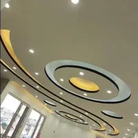 کناف و لاین نوری سقف کاذب و پی وی سی