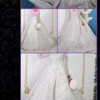 لباس عروس یقه خشتی