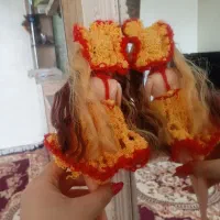 عروسکهای زیبا با لباس بافتنی هنر دست|اسباب‌‌بازی|رباط‌کریم, شترخوار|دیوار