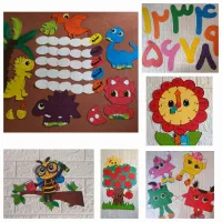 کاردستی مدرسه ، تزئین کلاس و ابزار کمک آموزشی|لوازم التحریر|فولادشهر, C3|دیوار