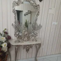اینه و شمعدان برنز|بوفه، ویترین، کنسول|تهران, تاکسیرانی|دیوار