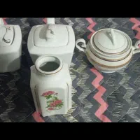باسلام قندان دونه ای۵۵ چایی دان ۲۰۰ گل قرمز قدیمی