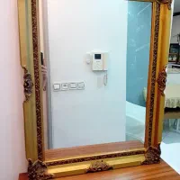 آیینه دور چوبی تزئینی زیبا ابعاد ۶۳در۸۳