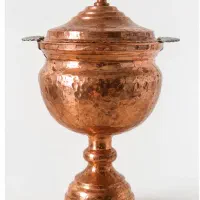 قندان یا شکلات خوری مسی پایه دا ر