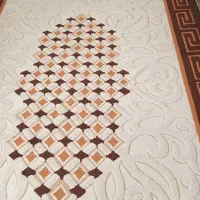 گلیم فرش ۹ متری طرح برجسته