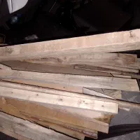 تعدادی چوب نراد نراد. چوب زیر حلب یک متری