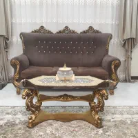 مبلمان ۷ نفره و میز عسلی